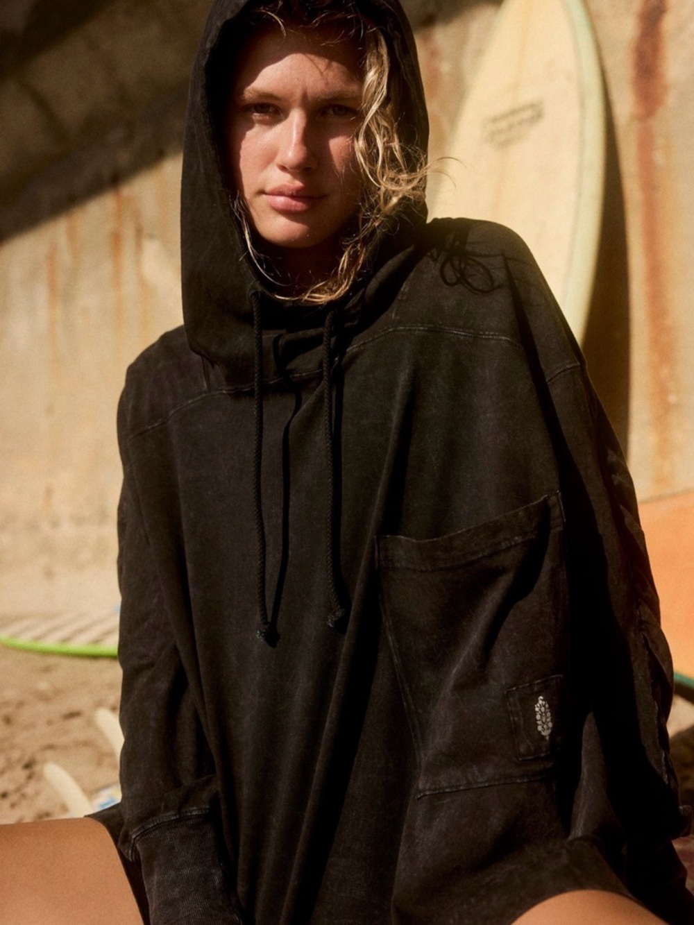 Euc Hot shot hooded layer